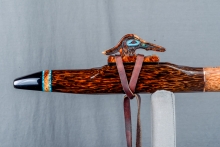 Red Palm  Native American Flute, Minor, Mid G-4, #N9I (10)